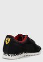 Tenis Lifestyle Negro-Rojo-Blanco Puma Roma Race de Puma
