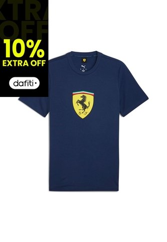 Camisa Deportiva Puma Ferrari SW Colored Shield Azul Hombre Puma