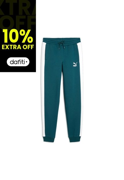 Pantalon Deportivo Puma Original Iconic T7 Track Verde Niños