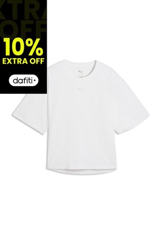 Camisas Deportivas Puma Cloudspun Relaxed Blanco Para Mujer Puma