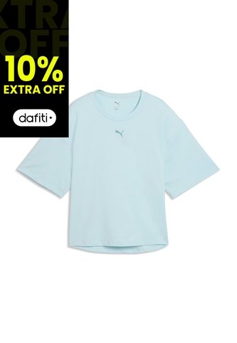 Camisa Deportiva Puma Original Cloudspun Relaxed Azul Mujer Puma