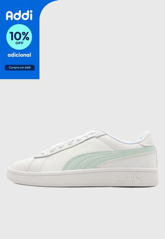 Tenis PUMA Smash 3.0 L Blanco Puma