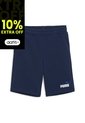 Pantaloneta Deportiva Puma Original Ess+2 Col TrB Azul Niños de Puma