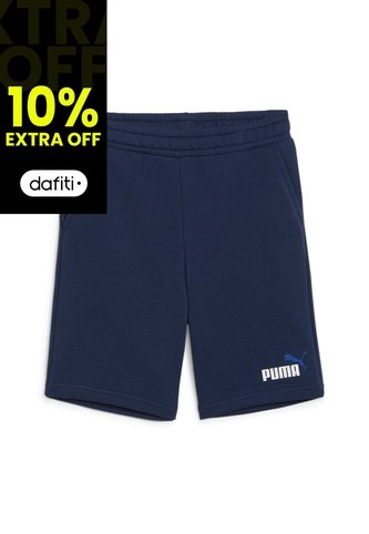 Pantaloneta Deportiva Puma Original Ess+2 Col TrB Azul Niños Puma