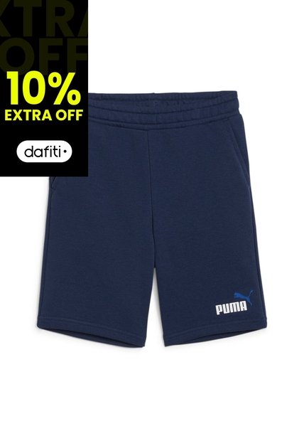 Pantaloneta Deportiva Puma Original Ess+2 Col TrB Azul Niños