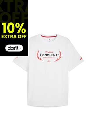 Camisa Deportiva Puma Original F1 Essentials Blanco Hombre Puma