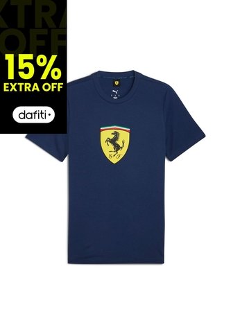 Camisa Deportiva Puma Ferrari SW Colored Shield Azul Hombre Puma