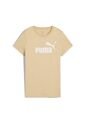 Camisa Deportiva Puma Original Ess No1 Logo Beige Mujer de Puma