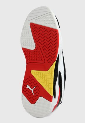 Tenis Lifestyle Negro-Blanco-Rojo-Plateado Puma  X-Ray