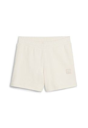 Pantaloneta Deportiva Puma Original Ess Mid-Rise Beige Mujer