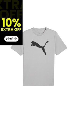 Tshirt Puma Original Essentials Logo Poly Gris Para Hombre Puma