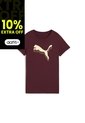 Tshirt Puma Original Essentials Metallic W Rojo Para Mujer de Puma