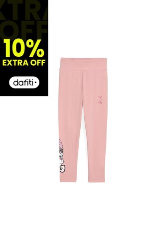 Pantalon Leggings Marca Puma Original Hello Kitty Rosa Niños Puma