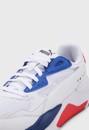 Tenis Lifestyle Blanco-Azul-Rojo PUMA BMW Mms X-Ray Speed