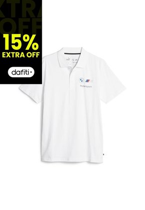 Camisa Tipo Polo Puma Original Bmw MmsEss Blanco Para Hombre