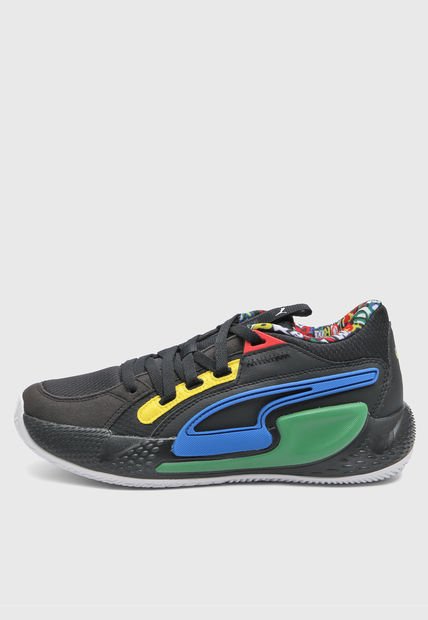 Tenis Basketball Negro-Multicolor PUMA Court Rider Chaos Trash Talk