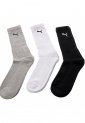 Set de 3 medias Puma 3P Negro-Gris-Blanco de Puma