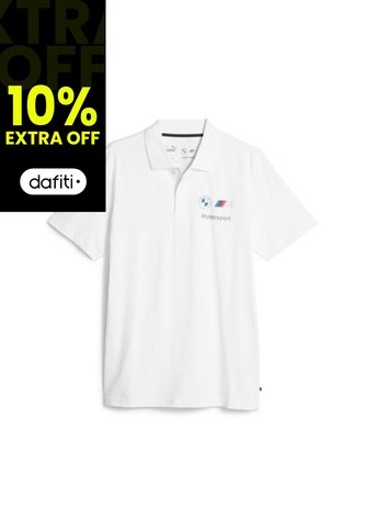 Camisa Tipo Polo Puma Original Bmw MmsEss Blanco Para Hombre Puma