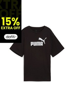 Camisa Deportiva Puma Ess No.1 Logo Relaxed Negro Mujer
