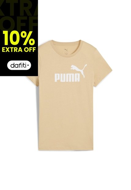 Camisa Deportiva Puma Original Ess No1 Logo Beige Mujer