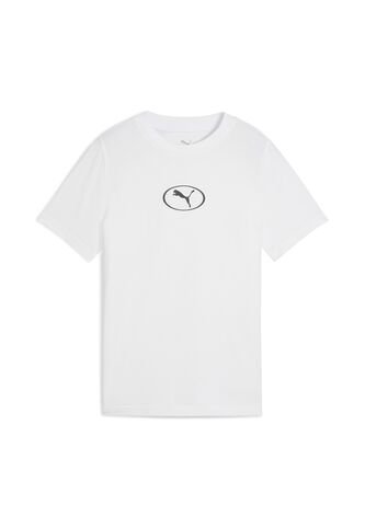 Camisas Deportivas Puma Sport Rib Collar B Blanco Para Niños Puma