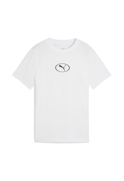 Camisas Deportivas Puma Sport Rib Collar B Blanco Para Niños