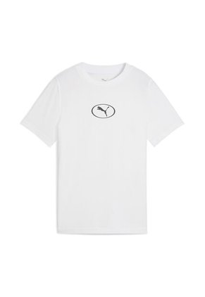 Camisas Deportivas Puma Sport Rib Collar B Blanco Para Niños