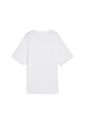 Camisa Deportiva Puma Original Ess Logo Relaxed Blanco Mujer de Puma