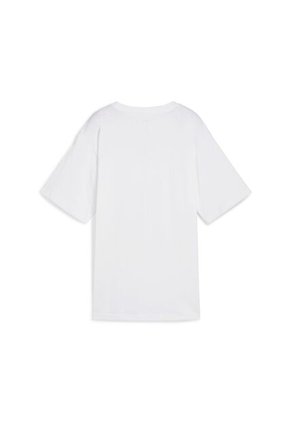 Camisa Deportiva Puma Original Ess Logo Relaxed Blanco Mujer