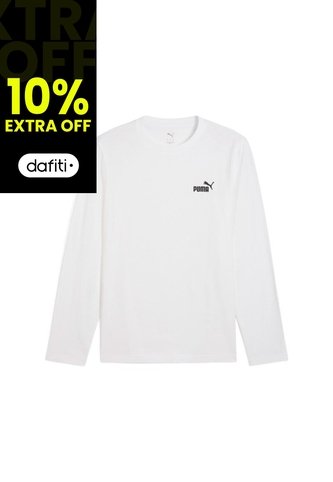 Camisa Deportiva Puma Ess No 1 Logo Longsleeve Blanco Hombre Puma