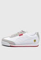 Tenis Lifestyle Blanco-Gris-Rojo PUMA Ferrari Roma Via de Puma