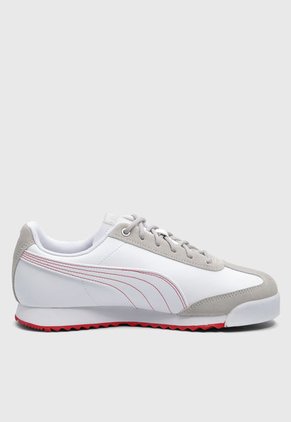 Tenis Lifestyle Blanco-Gris-Rojo PUMA Ferrari Roma Via