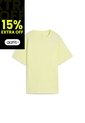 Camisas Deportivas Puma Original Ess Relaxed Amarillo Mujer de Puma