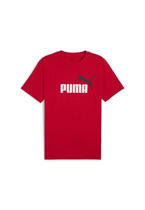 Camisa Deportiva Puma Ess 2 Color No 1 Logo Rojo Hombre