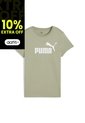 Camisa Deportiva Puma Original Ess No1 Logo Verde Mujer de Puma