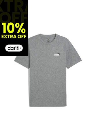 Camisa Deportiva Puma Ess 2 Color Small No1 Logo Gris Hombre Puma