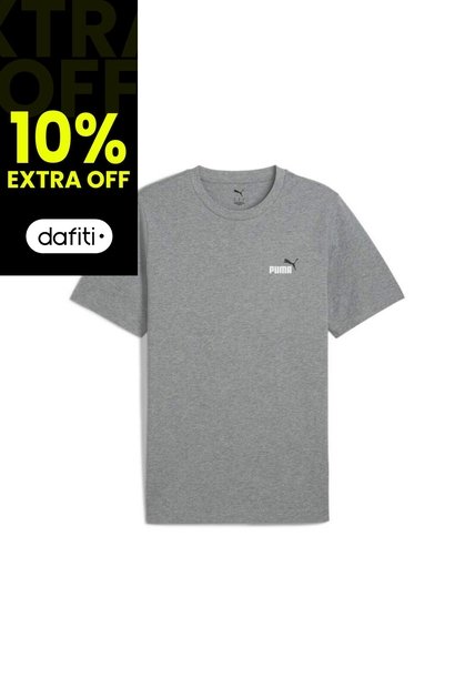 Camisa Deportiva Puma Ess 2 Color Small No1 Logo Gris Hombre