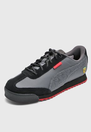 Tenis Lifestyle Gris-Negro-Rojo PUMA Ferrari Roma Via