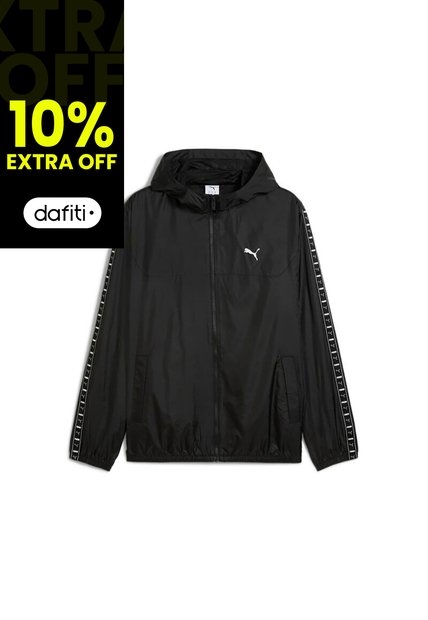 Chaqueta Puma Original Ess TapeWindbreaker Negro Hombre