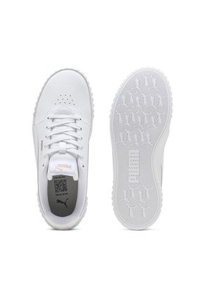 Tenis Zapatillas Marca Puma Carina 30 Original Blanco Mujer