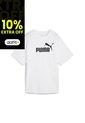 Camisa Deportiva Puma Metallic No. 1 Logo Blanco Mujer de Puma