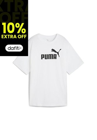 Camisa Deportiva Puma Metallic No. 1 Logo Blanco Mujer Puma