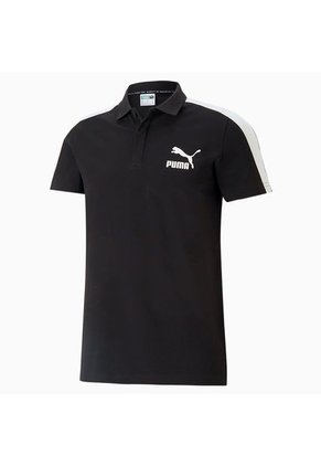 Camiseta Polo Puma Iconic T7-Negro