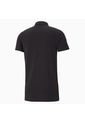 Camiseta Polo Puma Iconic T7-Negro de Puma