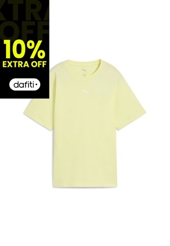Camisas Deportivas Puma Original Ess Relaxed Amarillo Mujer Puma