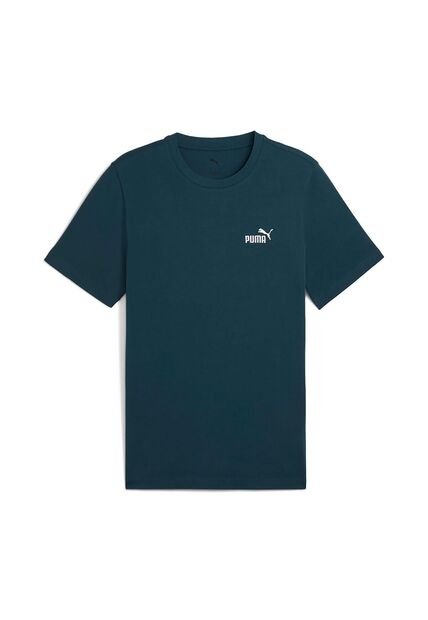 Camisa Deportiva Puma Ess Small No. 1 Logo Verde Hombre