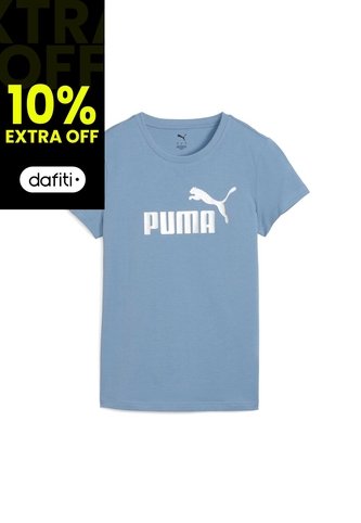 Camisa Deportiva Puma Ess Metallic No 1 Logo Azul Para Mujer Puma