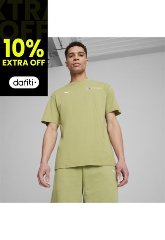 Camisa Deportiva Puma Original Bmw Mms Ess Logo Verde Hombre Puma