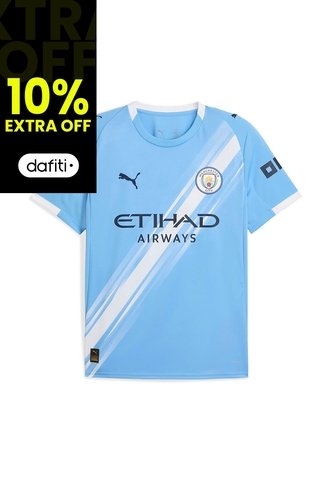 Camiseta Deportiva Puma Original Mcfc Home Azul Hombre Puma