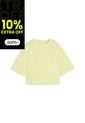 Camisa Deportiva Puma Original Wardrobe Ess Amarillo Mujer de Puma